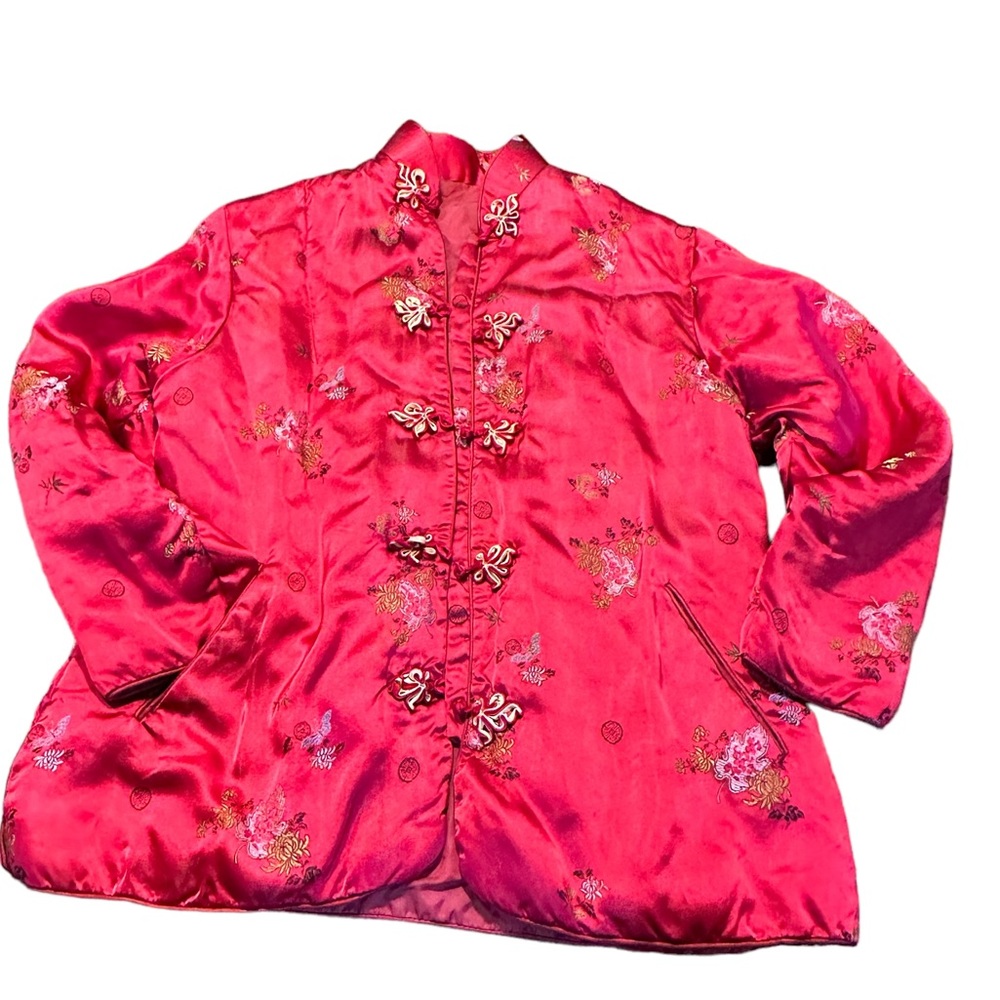 Rare! Padded blazer/Jacket kimono style‎ elegant buttons! Beautiful
